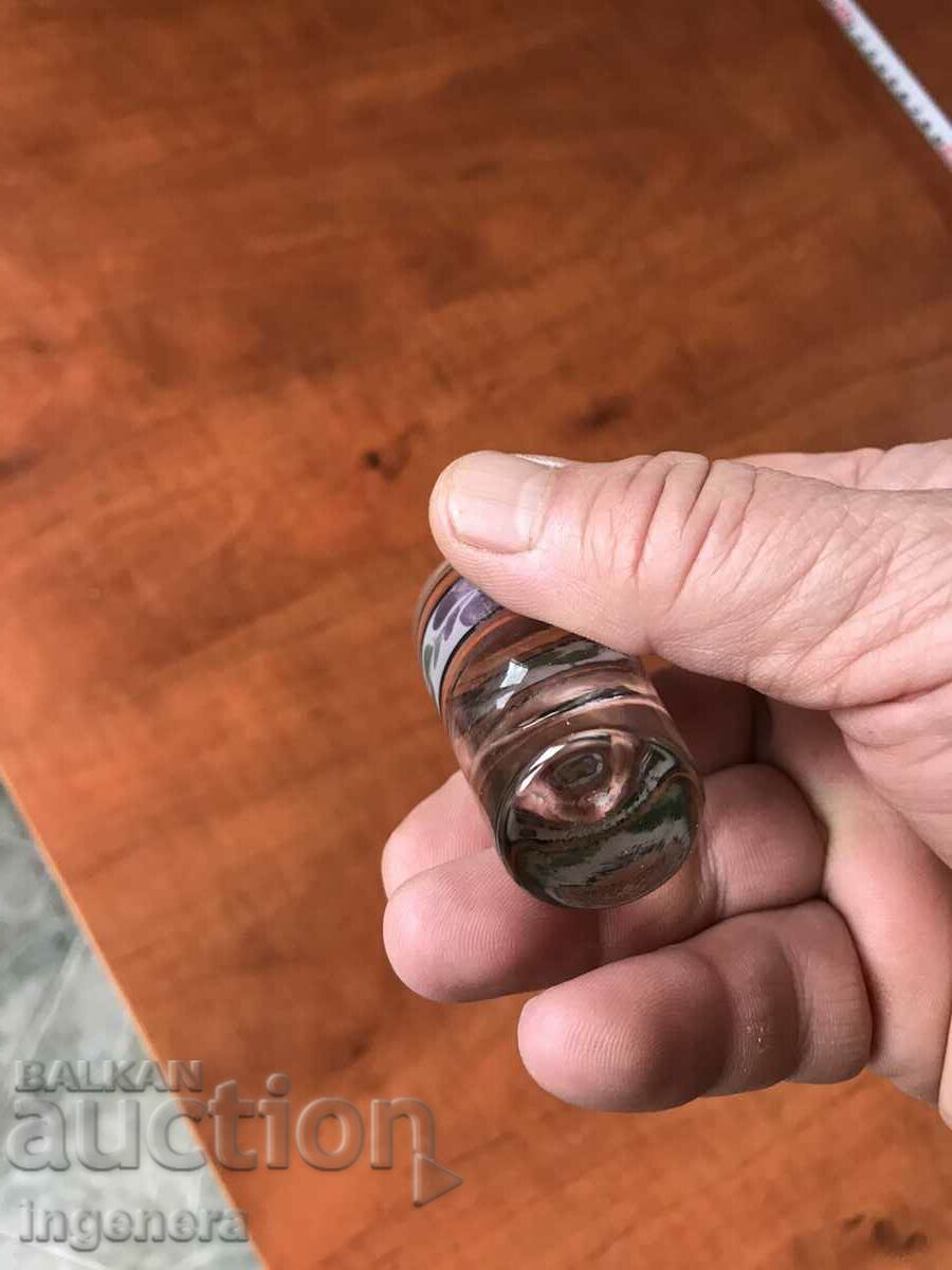 CUP CUP GLASS THICK EMBOSSED-10-15 ML. MINI - 5