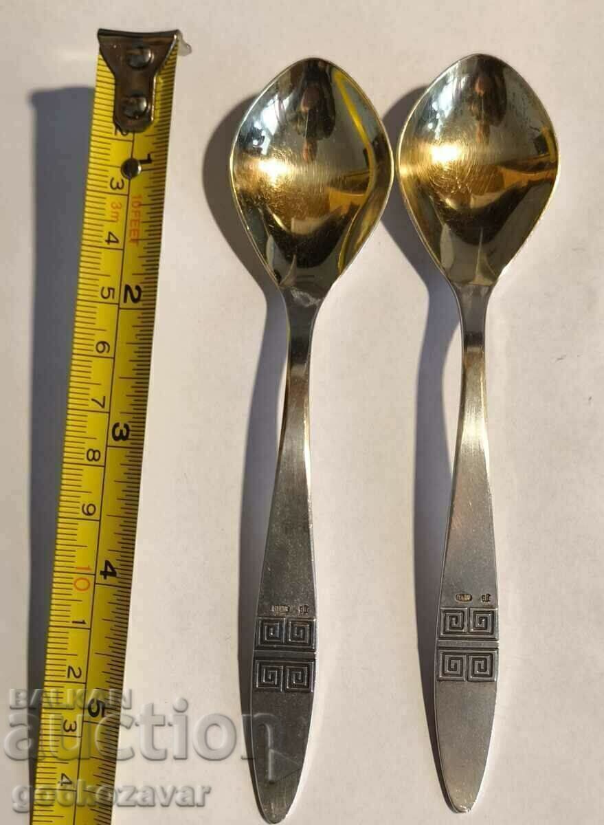 Delivery of Silver spoons USSR markings gilding perfect! Delivery of Silver spoons USSR markings gilding perfect!