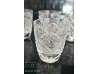 A beautiful antique crystal service