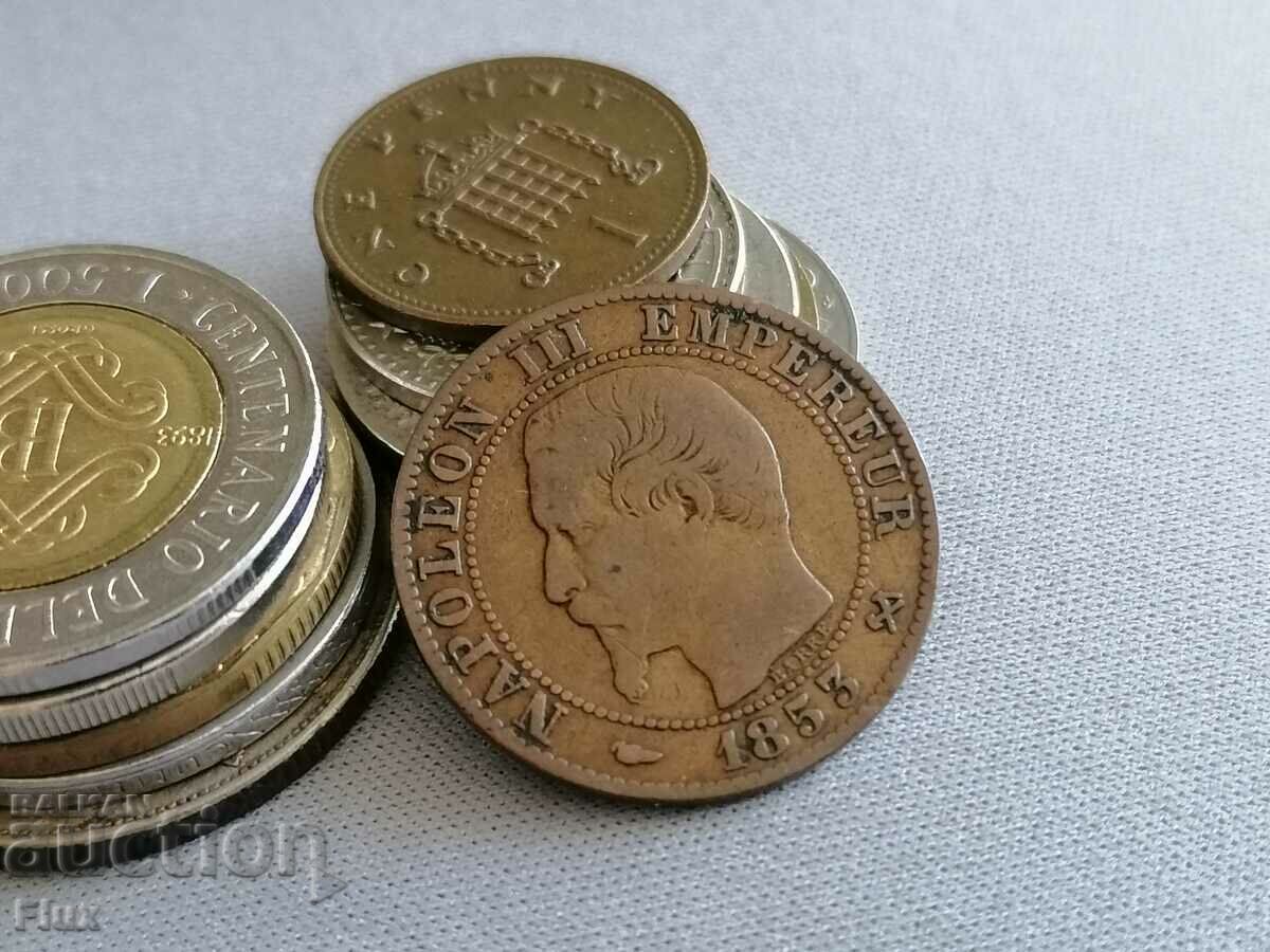 Coin - France - 5 centimes (Napoleon III) | 1853 with price 16.00 BGN | € 8.18 Coin - France - 5 centimes (Napoleon III) | 1853 with price 16.00 BGN | € 8.18