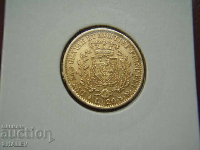 20 λιρέτες 1827 L Σαρδηνία /2/ - AU (χρυσός) με τιμή € 1069.89 | 2092.52 BGN