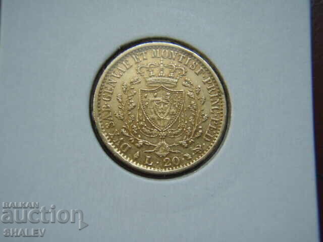 Auction 20 Lire 1827 L Sardinia /2/ - AU (gold) Auction 20 Lire 1827 L Sardinia /2/ - AU (gold)
