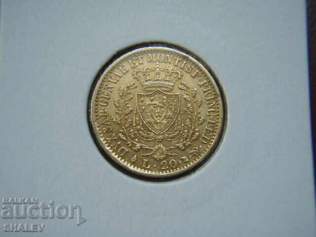 Delivery of 20 Lire 1827 L Sardinia /2/ - AU (gold) Delivery of 20 Lire 1827 L Sardinia /2/ - AU (gold)