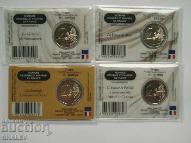 2 Ευρώ 2025 Γαλλία "Λούβρο" (Frantsiya "Luvŭr") - Unc (2 ευρώ) - 5