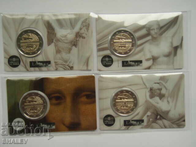 2 Euro 2025 Franța "Louvre" (Frantsiya "Luvŭr") - Unc (2 euro) 2 Euro 2025 Franța "Louvre" (Frantsiya "Luvŭr") - Unc (2 euro)