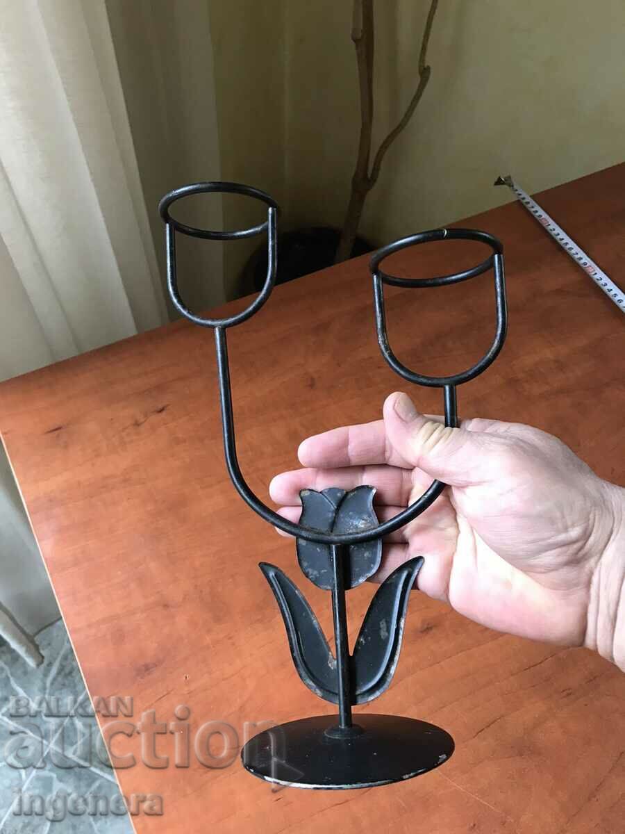 CANDLE STAND IKEBANA METAL NEST ORNAMENTS FORGED FIGURE - 6 CANDLE STAND IKEBANA METAL NEST ORNAMENTS FORGED FIGURE - 6