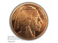 Медна монета 1 униця - Buffalo Nickel