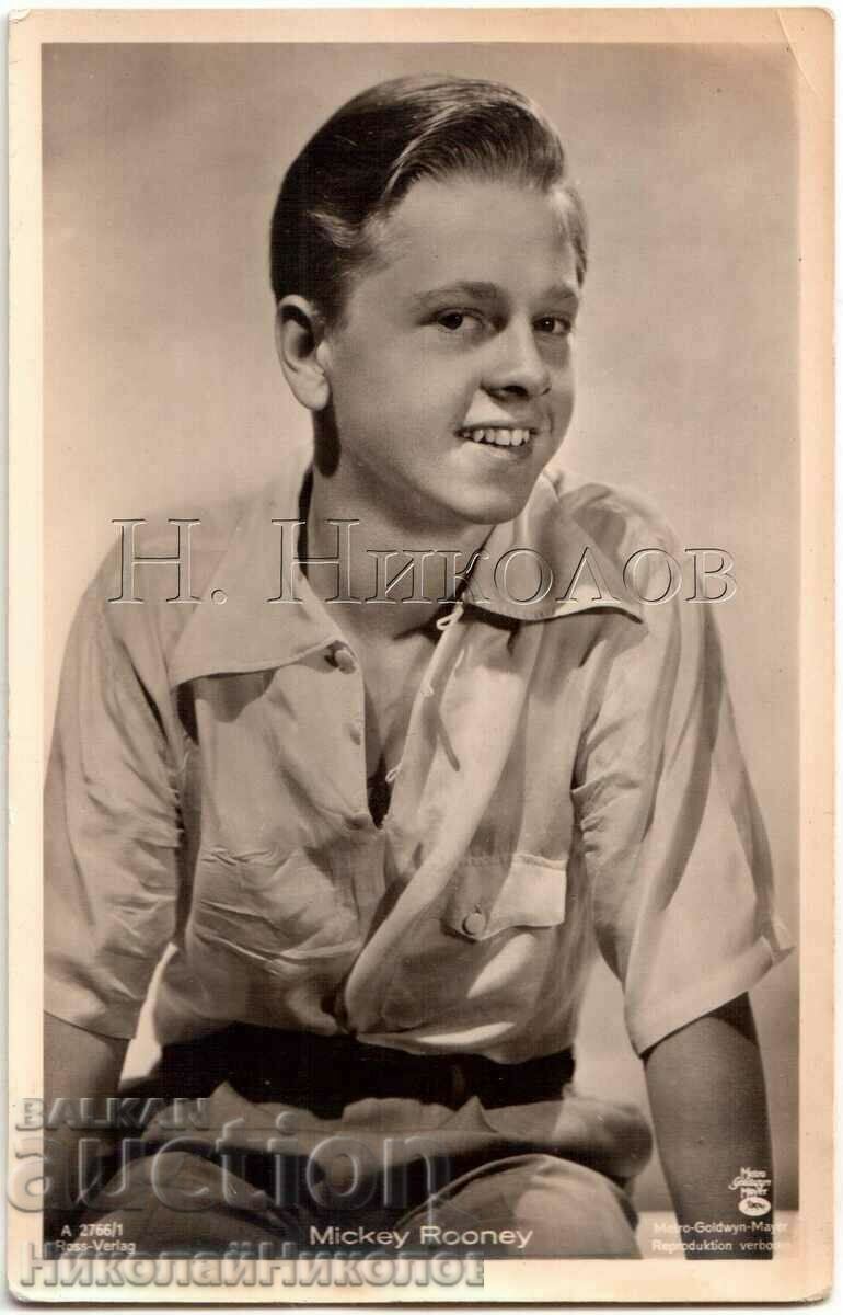 OLD CINEMA CARD MOVIE ARTIST MICKEY ROONEY G661 OLD CINEMA CARD MOVIE ARTIST MICKEY ROONEY G661