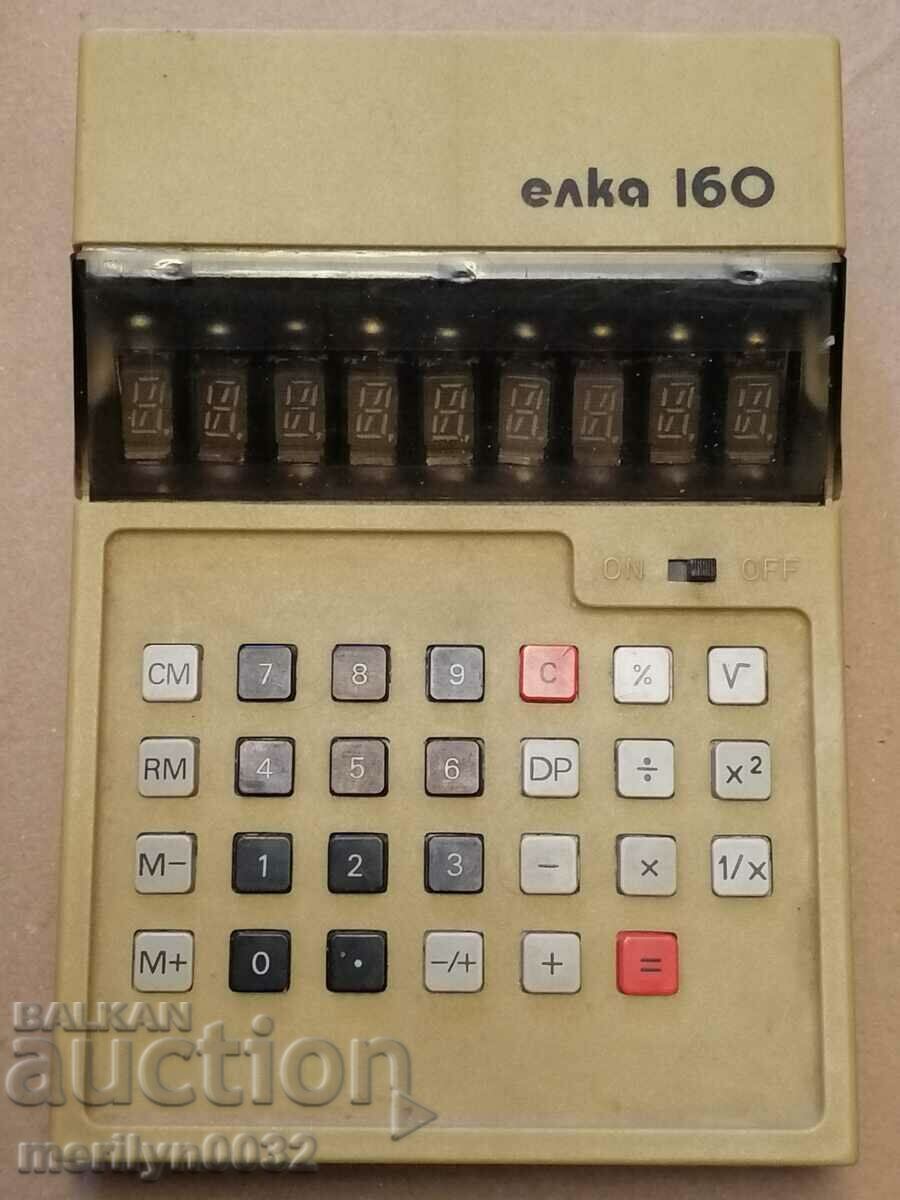 Calculator ELKA-160 electronic calculator, Christmas tree