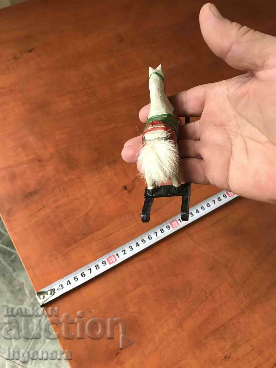 Delivery of HORSE SOUVENIR TOY WOODEN ROCKING HORSE-ANTIQUE