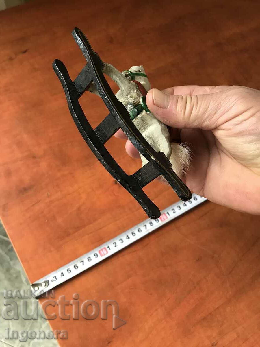HORSE SOUVENIR TOY WOODEN ROCKING HORSE-ANTIQUE - 6