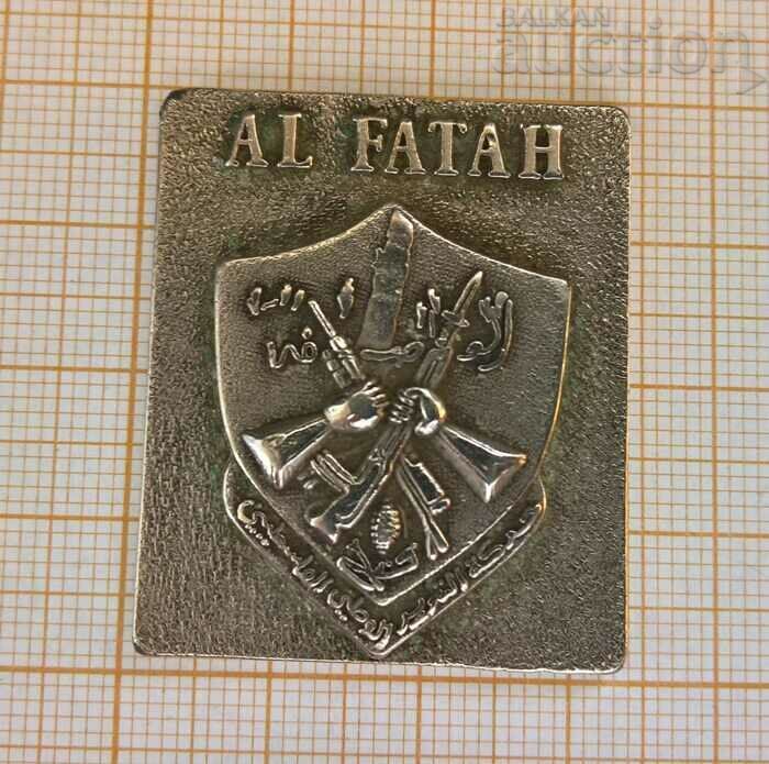 Plaque Al Fatah - national liberation movement