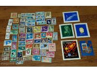 Postage stamps 70 pcs