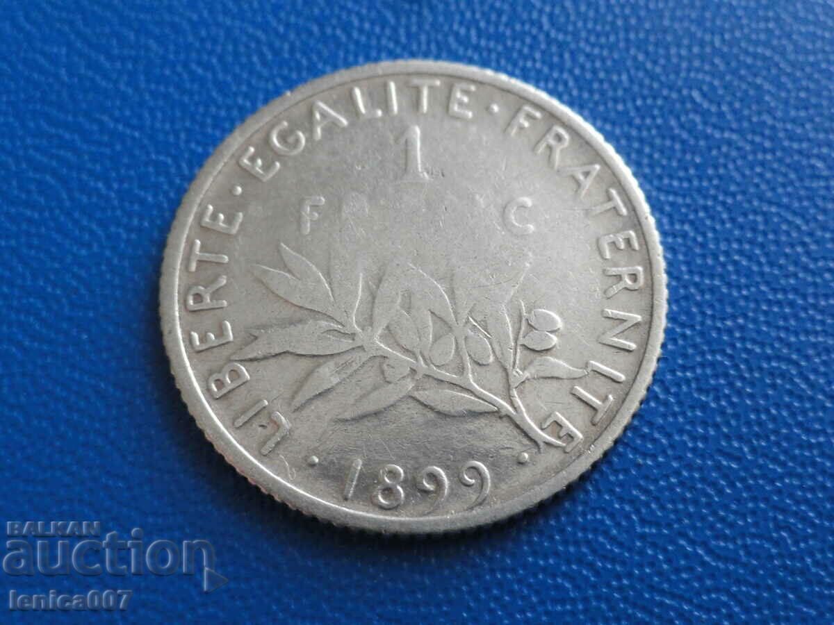 Auction France 1899 - 1 franc Auction France 1899 - 1 franc