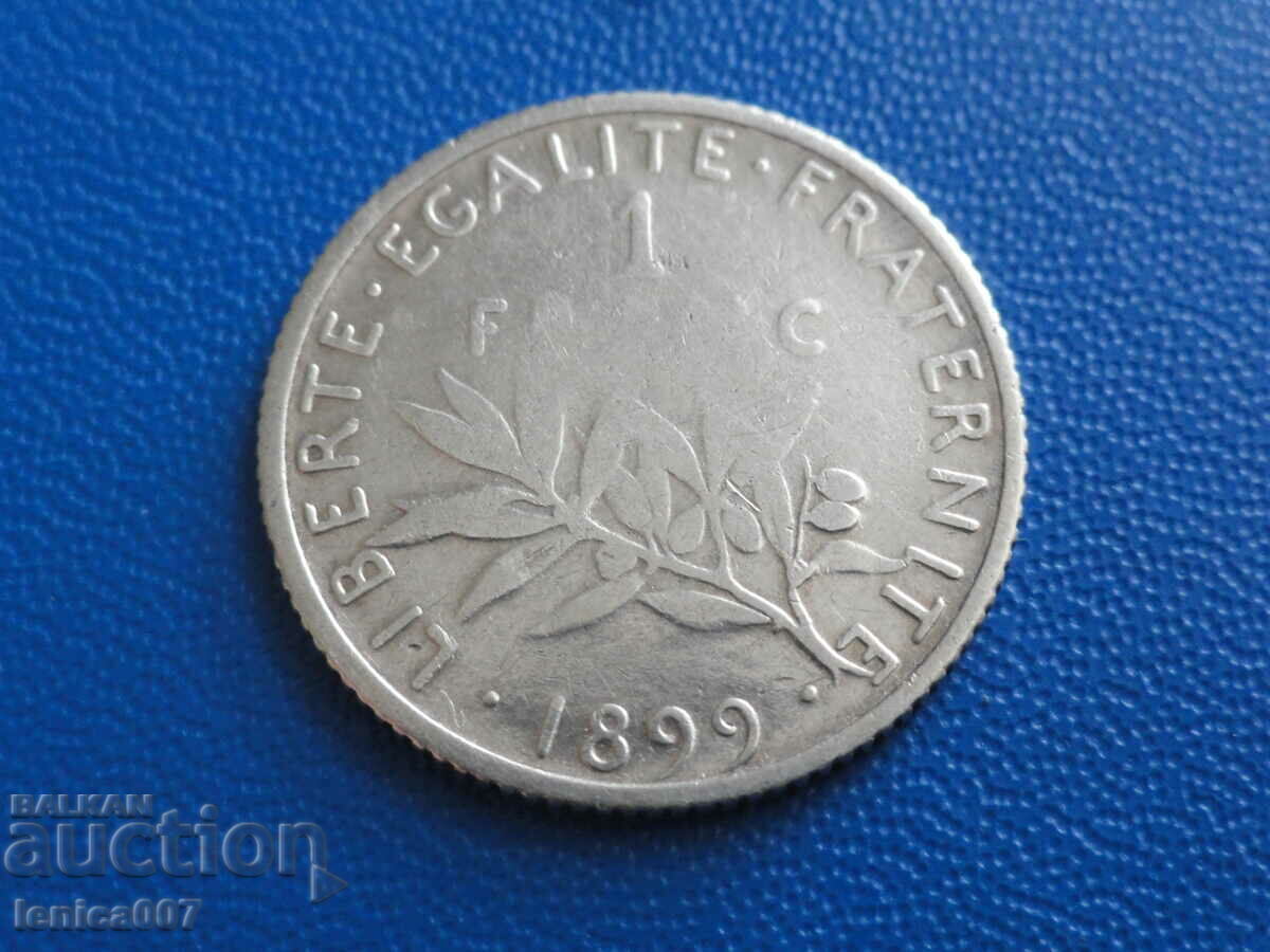Франция 1899г. - 1 франк