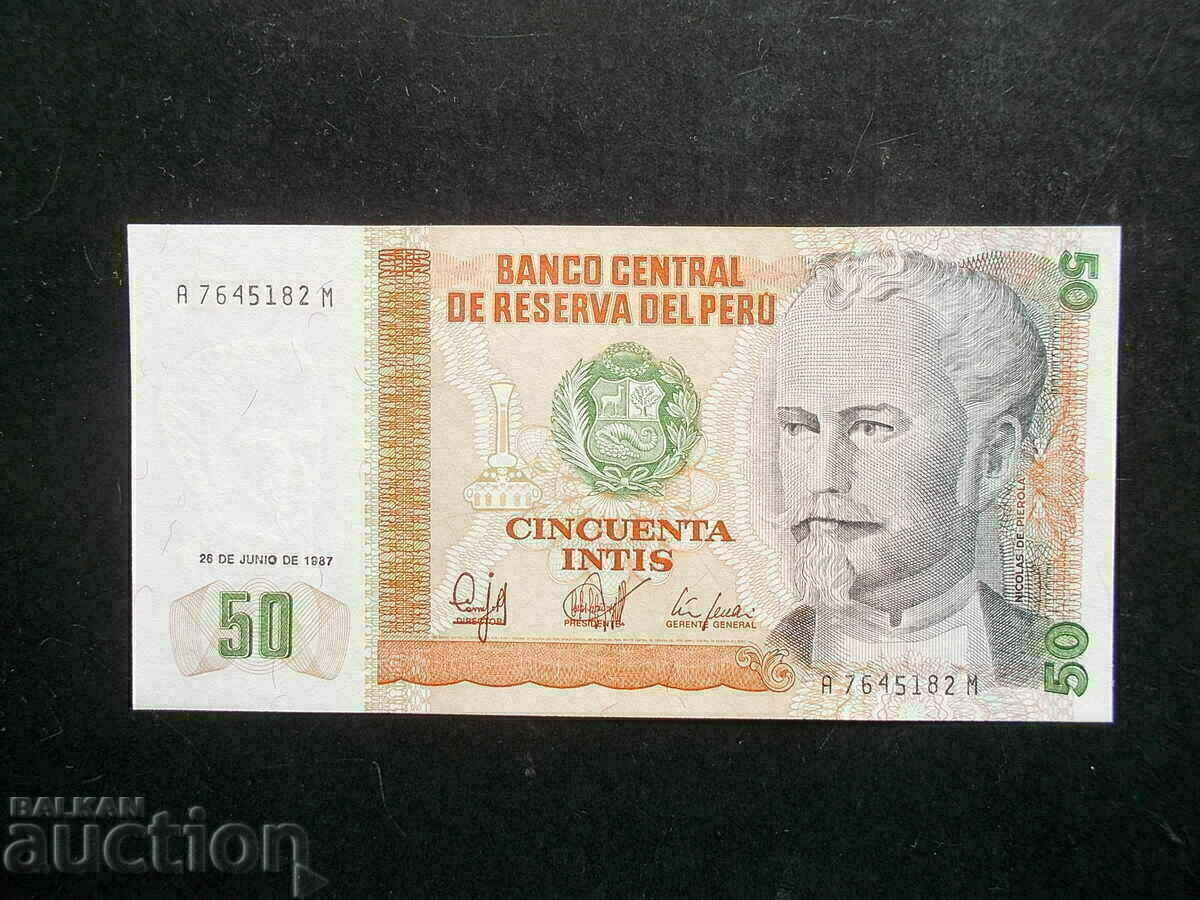 PERU, 50 ints, 1987, UNC