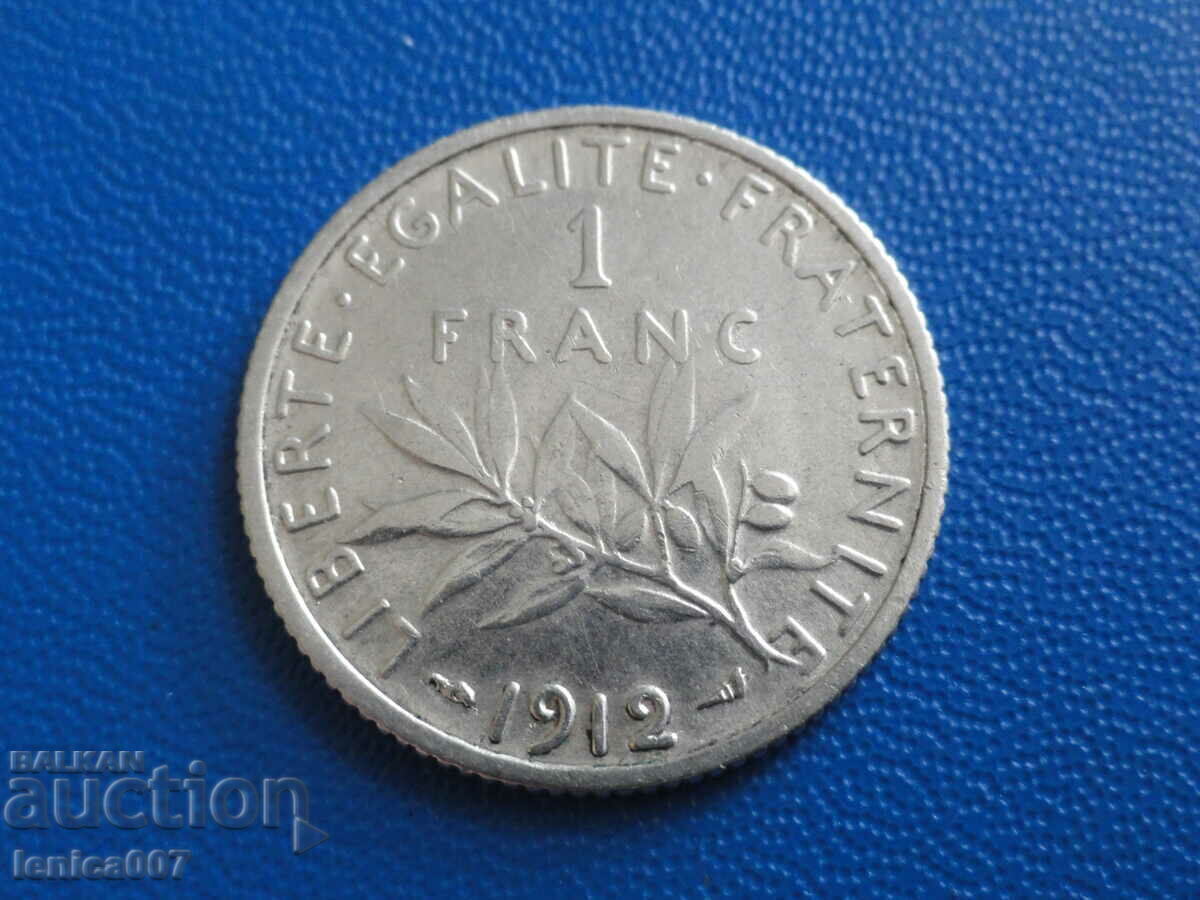 France 1912 - 1 franc - 5 France 1912 - 1 franc - 5