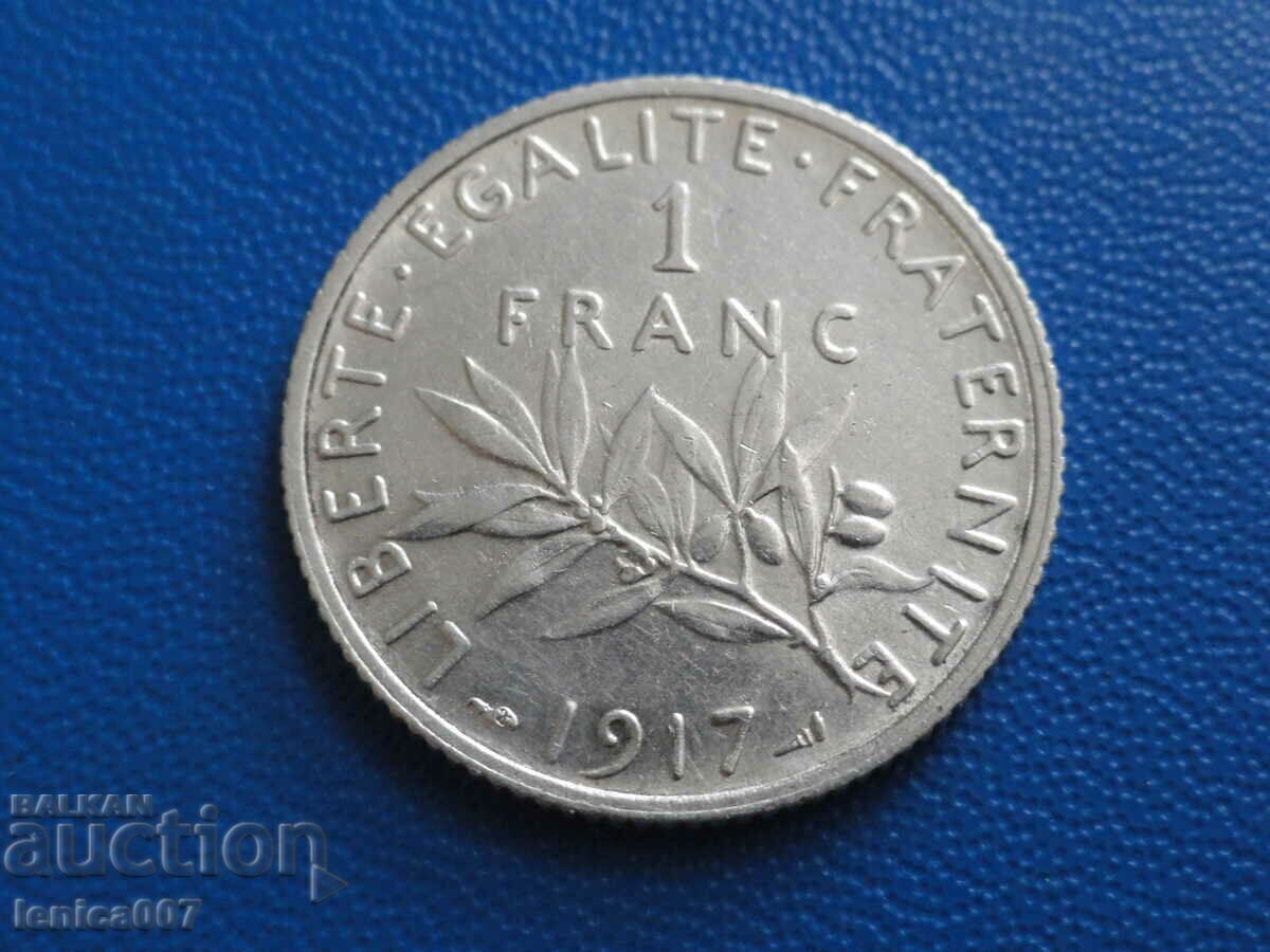 France 1917 - 1 franc - 5 France 1917 - 1 franc - 5