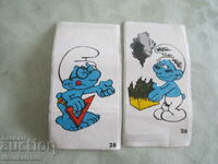 Lot of pictures of Smurf chewing gum - 11 series