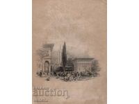 1838 - ΧΑΡΑΚΤΙΚΗ - Άποψη της πλατείας Τοπχανέ - ΠΡΩΤΟΤΥΠΟ