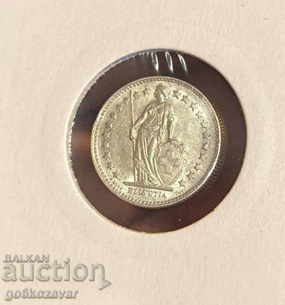 Switzerland 1/2 franc 1953 Silver ! with price € 10.00 | 19.56 BGN
