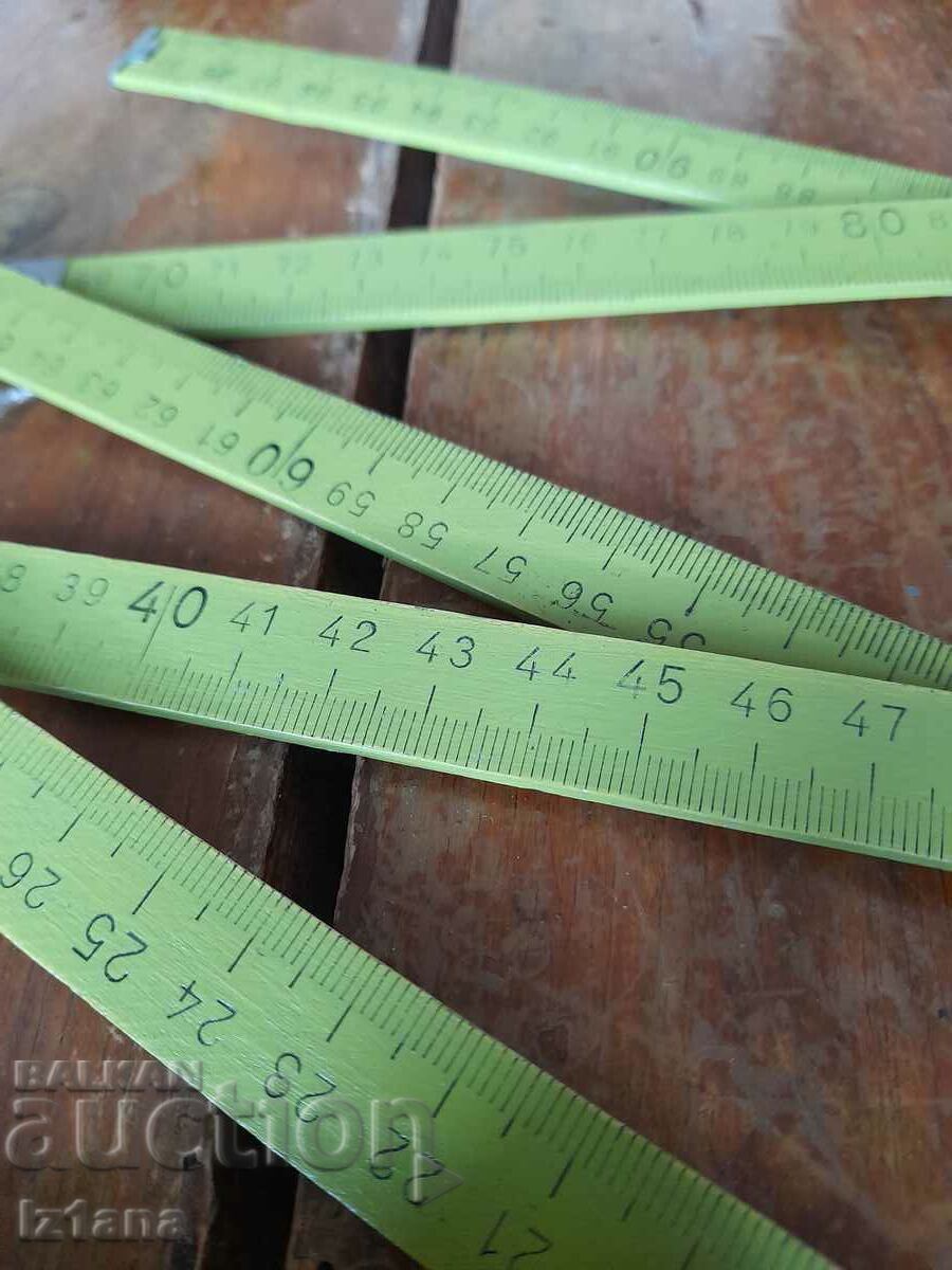 Old carpentry, wooden meter - 5