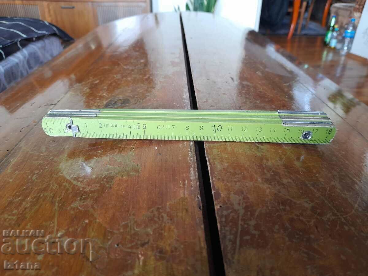 Old carpentry, wooden meter