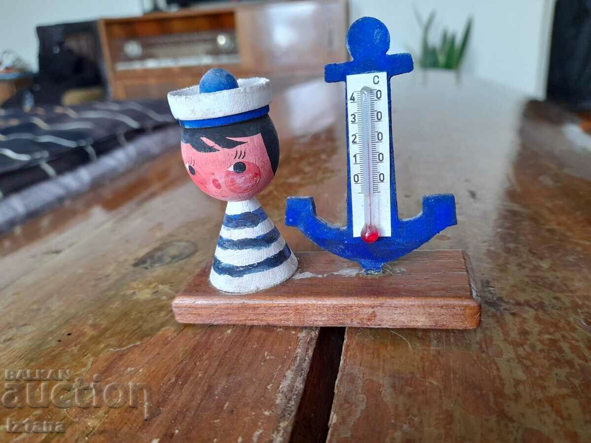 Old souvenir sailor thermometer with price 22.00 BGN | € 11.25 Old souvenir sailor thermometer with price 22.00 BGN | € 11.25