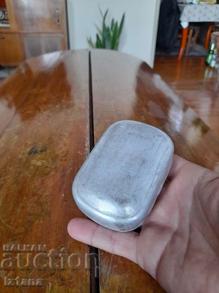 Old aluminum soap dish with price 18.00 BGN | € 9.20 Old aluminum soap dish with price 18.00 BGN | € 9.20