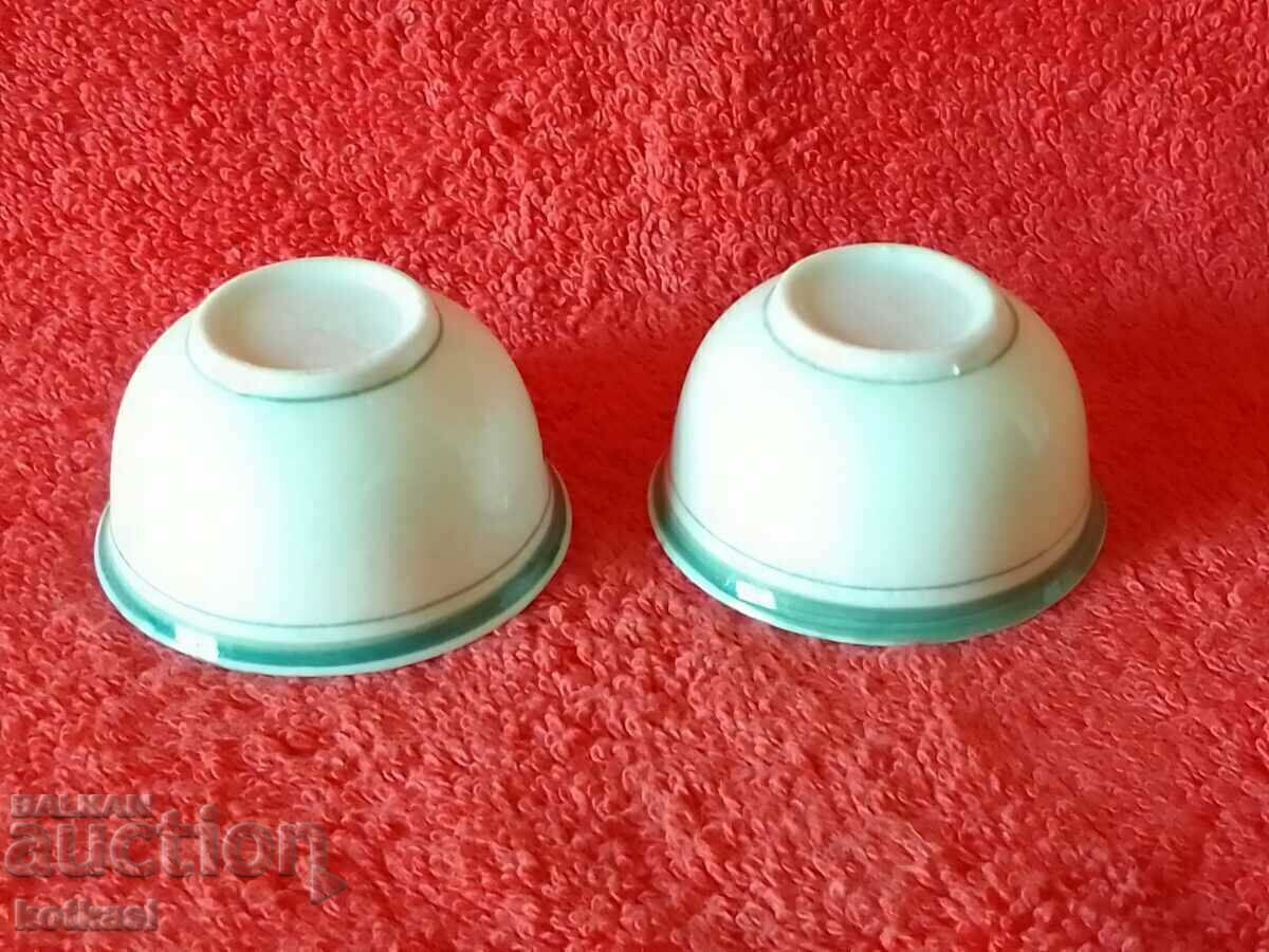 Lot of two old small cups porcelain cups Dragon - 6 Lot of two old small cups porcelain cups Dragon - 6