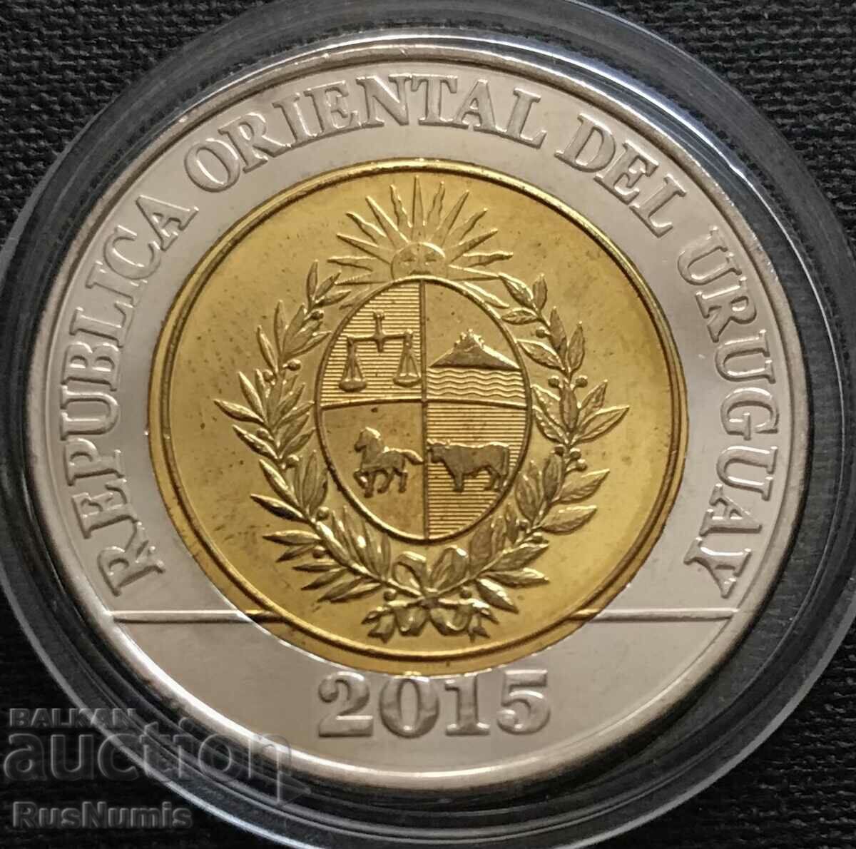 Uruguay. 10 pesos 2015 Land Ordinance 1815 UNC. with price 6.70 BGN | € 3.43 Uruguay. 10 pesos 2015 Land Ordinance 1815 UNC. with price 6.70 BGN | € 3.43