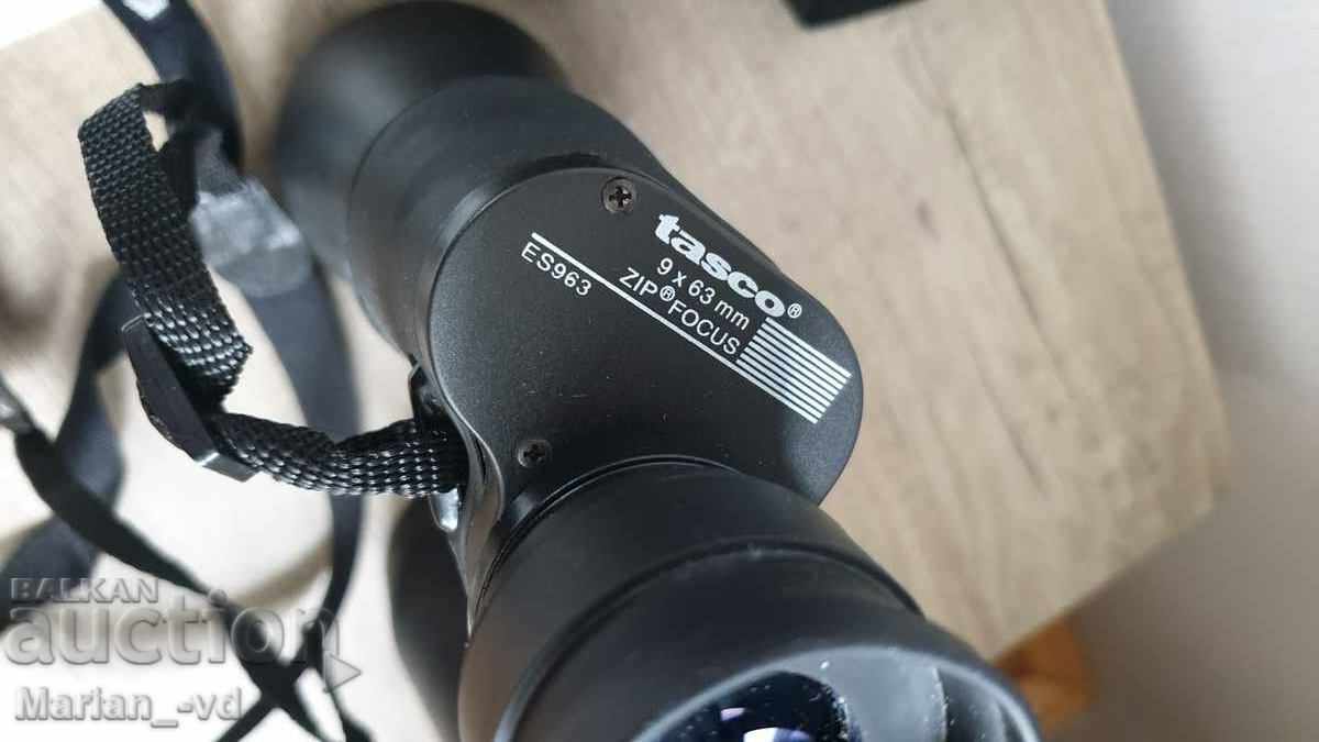 Auction  Binoculars Tasco 9*63 zip focus