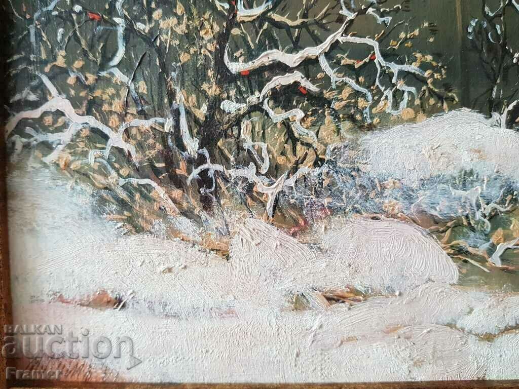 Delivery of Mitko Dimitrov Evening 1990s oil paints