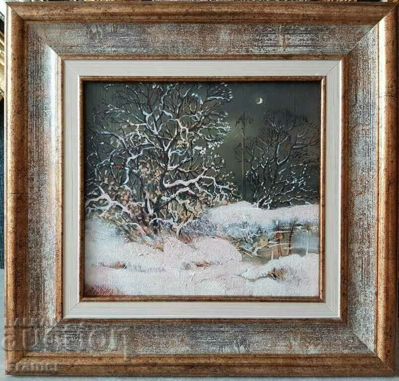 Mitko Dimitrov Evening 1990s oil paints