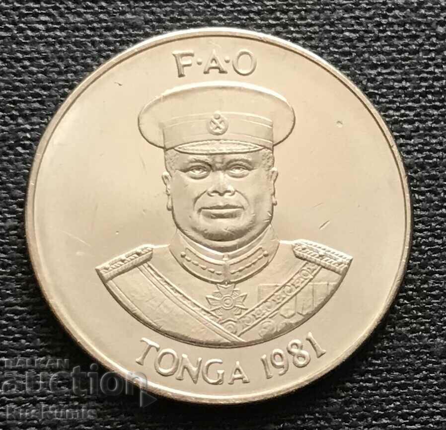 Tonga. 10 senites 1981 UNC. with price 5.00 BGN | € 2.56 Tonga. 10 senites 1981 UNC. with price 5.00 BGN | € 2.56