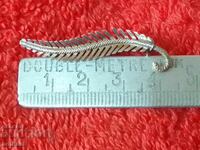 Καρφίτσα Παλιά Ασημένια 835 Quill Pen