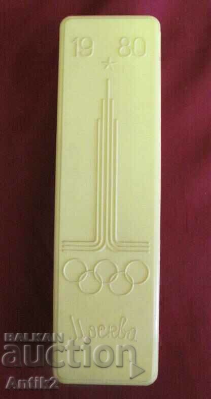 1980 Bakelite Box for Pencils Moscow Olympics - 6 1980 Bakelite Box for Pencils Moscow Olympics - 6