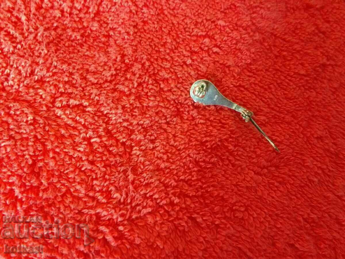 Old Silver 925 Brooch Tennis Court Racket Ball - 6 Old Silver 925 Brooch Tennis Court Racket Ball - 6