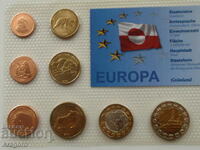 set de euro Groenlanda 2004 ESSAI PATTERN PROBE Groenlanda