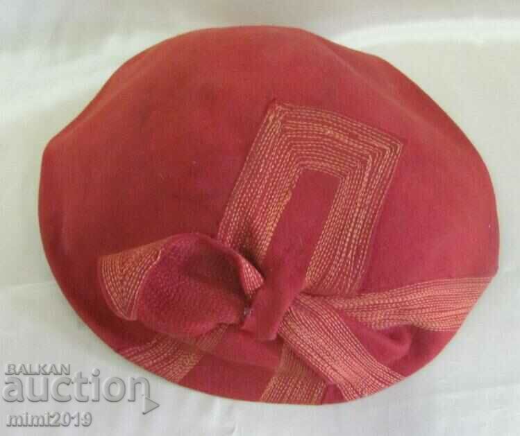 30's Art Deco Women's Hat and Leather Bag - 5 30's Art Deco Women's Hat and Leather Bag - 5