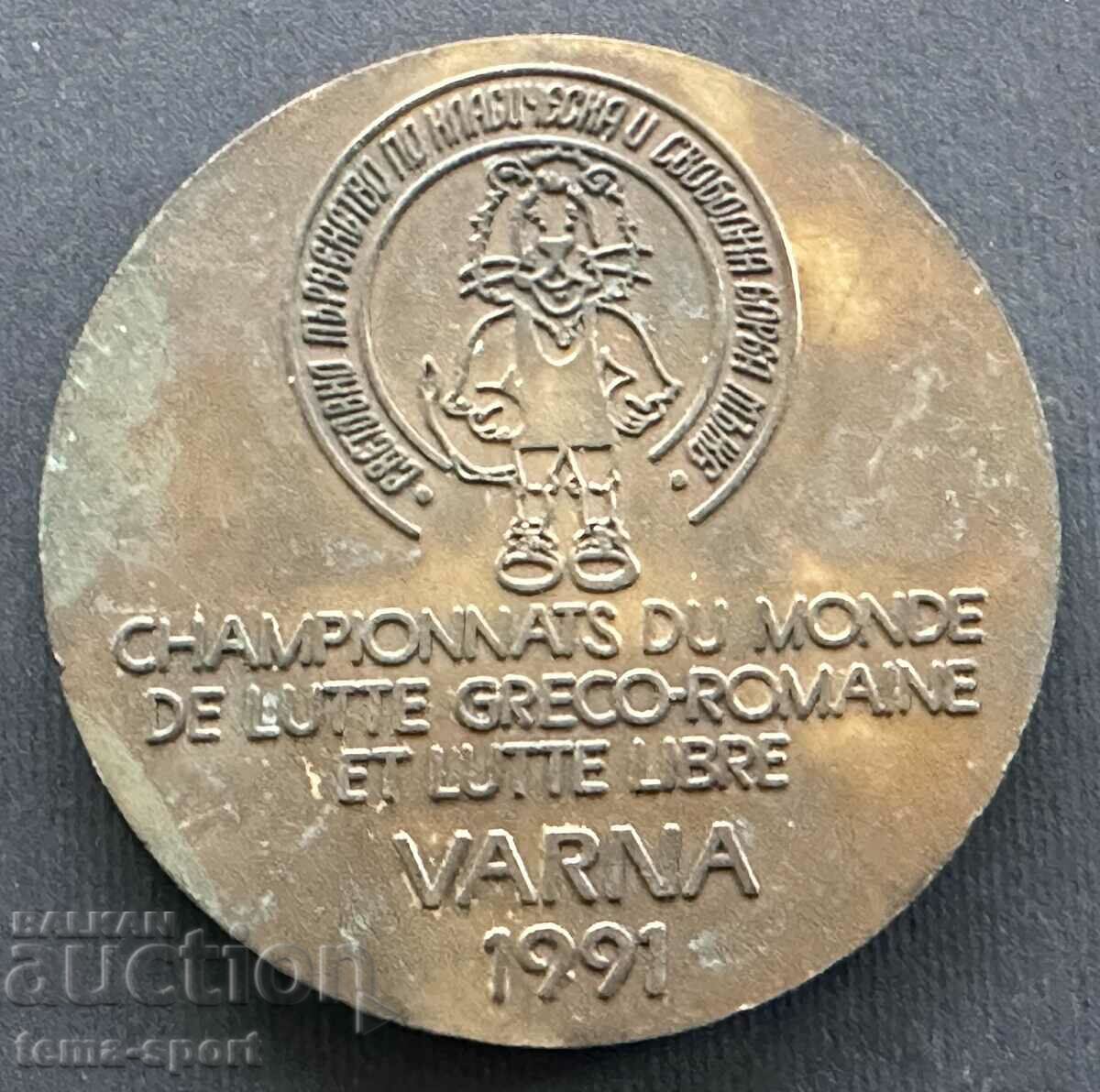 66 Bulgaria Plaque World Wrestling Championship Varna 1991 with price 15.00 BGN | € 7.67 66 Bulgaria Plaque World Wrestling Championship Varna 1991 with price 15.00 BGN | € 7.67