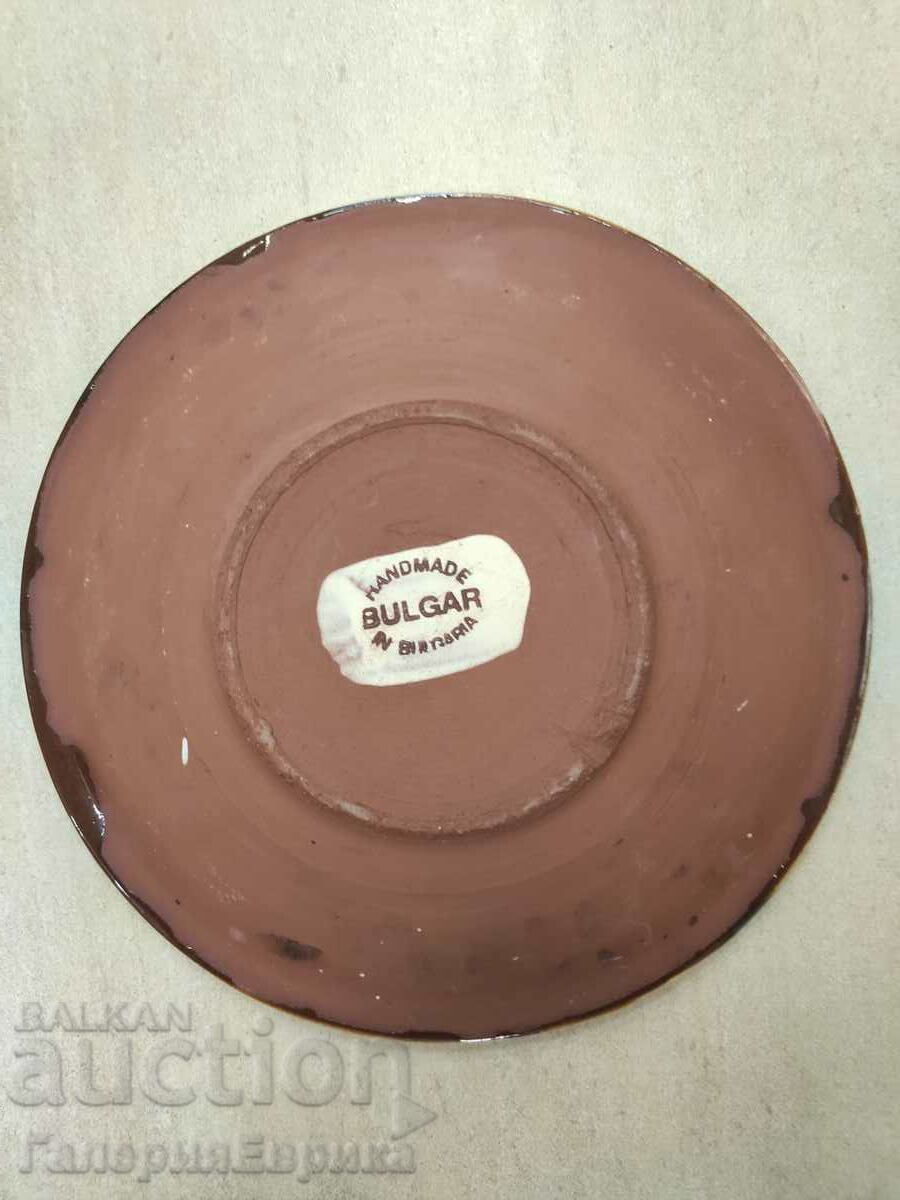Ceramic plate Bulgarian hand painted - 5 Ceramic plate Bulgarian hand painted - 5