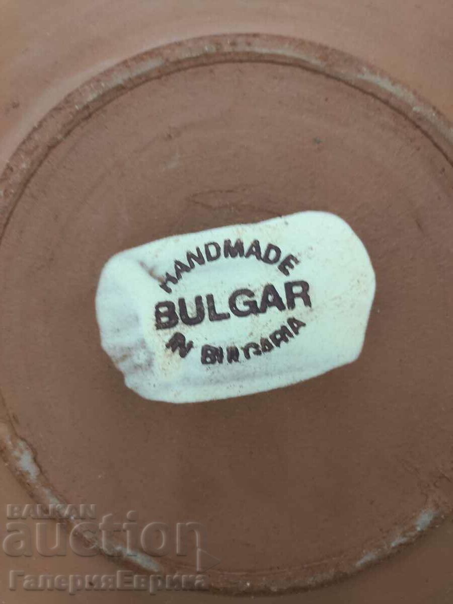 Ceramic plate Bulgarian hand painted - 6 Ceramic plate Bulgarian hand painted - 6
