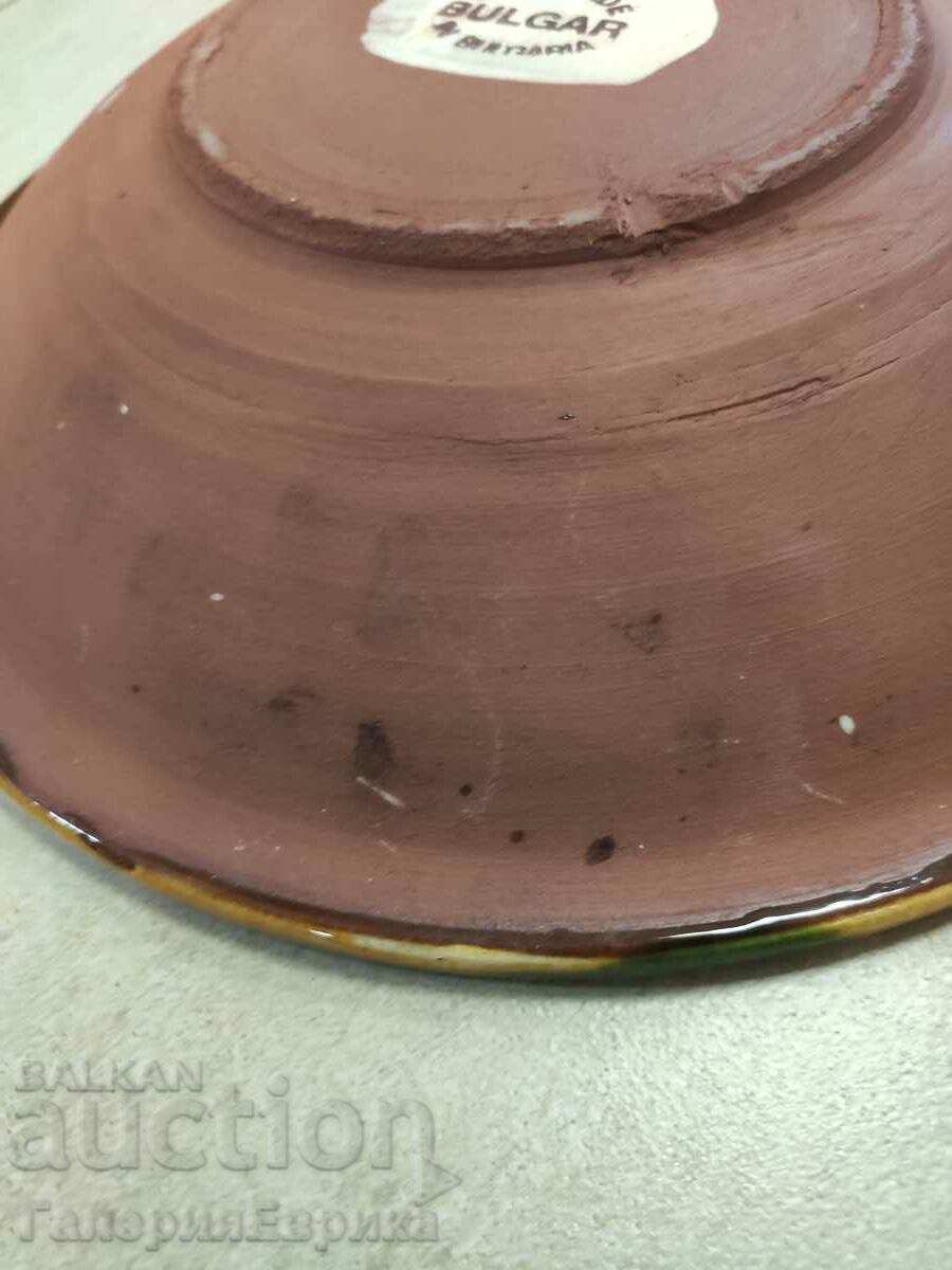 Ceramic plate Bulgarian hand painted - 7 Ceramic plate Bulgarian hand painted - 7