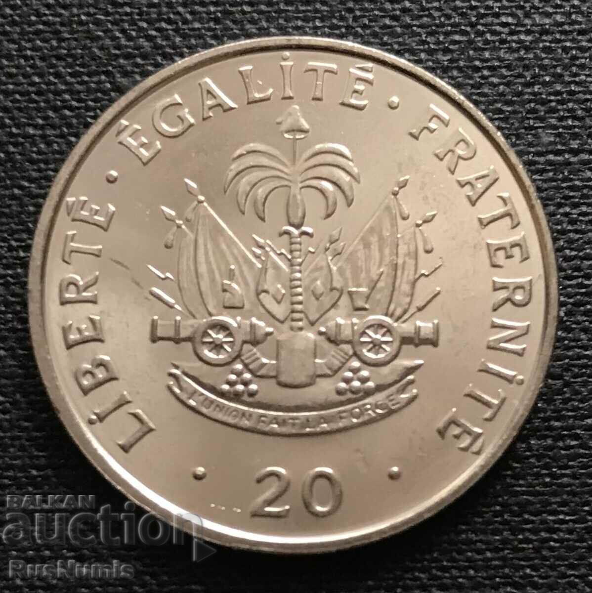 Haiti. 20 centimes 1995 UNC.