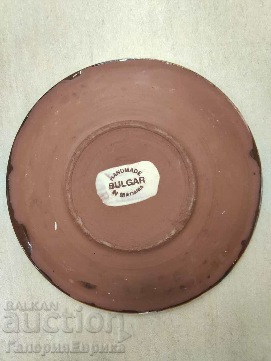 Ceramic plate Bulgarian hand painted - 5 Ceramic plate Bulgarian hand painted - 5