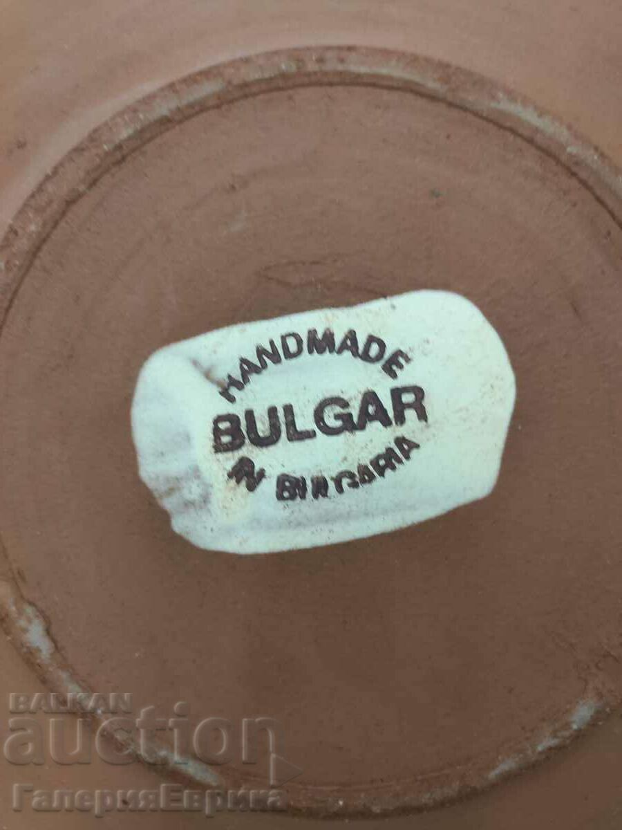 Ceramic plate Bulgarian hand painted - 6 Ceramic plate Bulgarian hand painted - 6