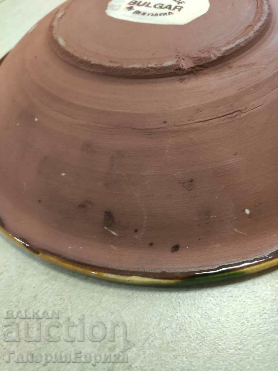 Ceramic plate Bulgarian hand painted - 7 Ceramic plate Bulgarian hand painted - 7