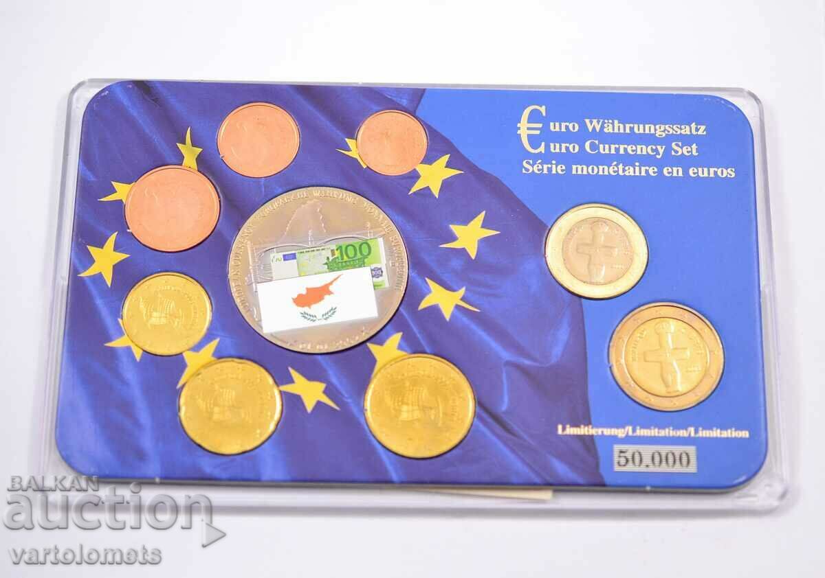 Cyprus 2002 - Euro set - complete series
