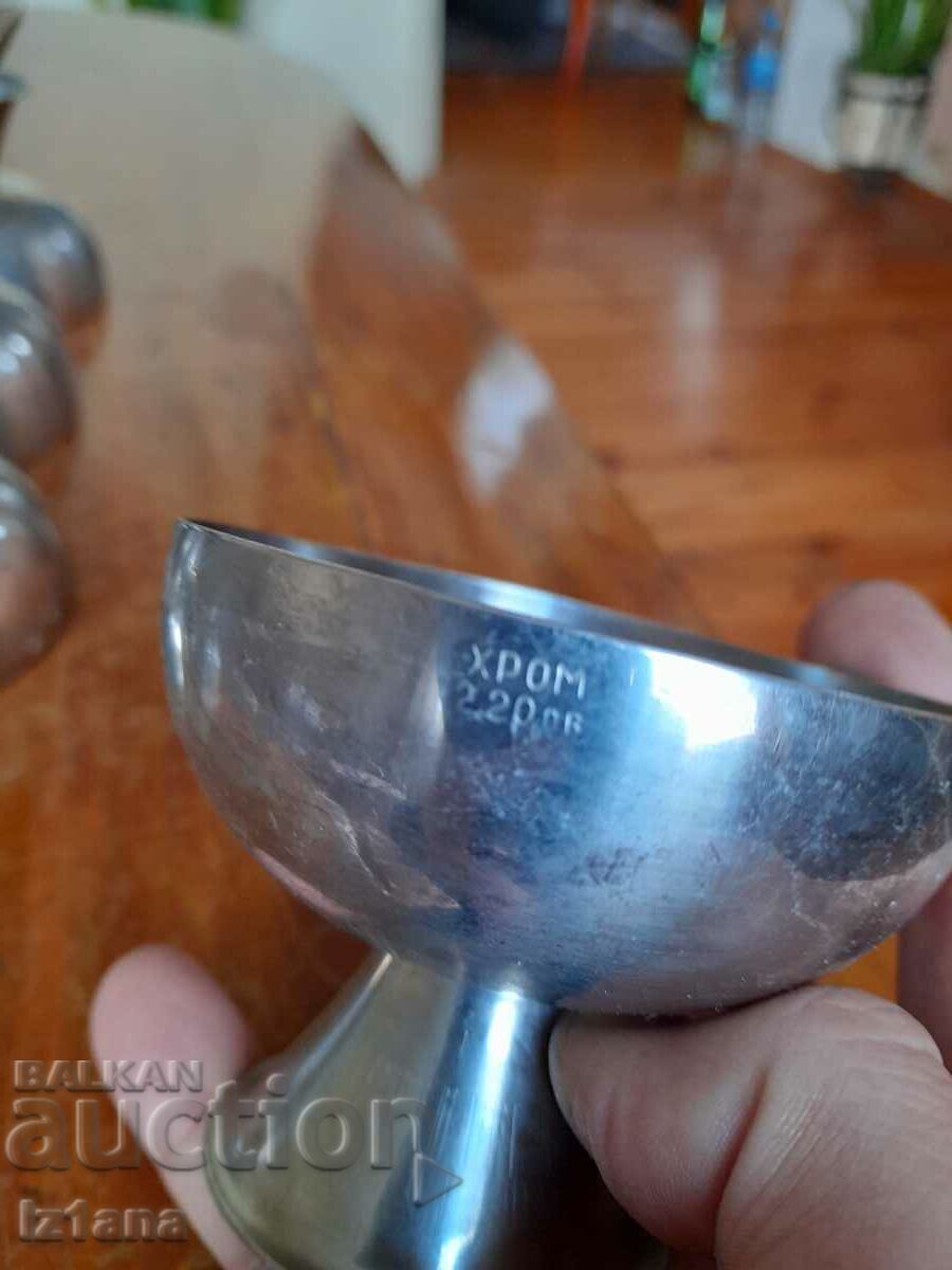 Boluri vechi de înghețată din inox - 6